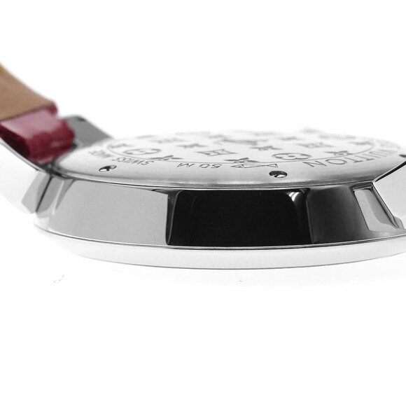 LOUIS VUITTON Tambour Cool V MM Q1G09 8P Diamond Quartz Ladies Watch_828298 - Picture 4 of 6